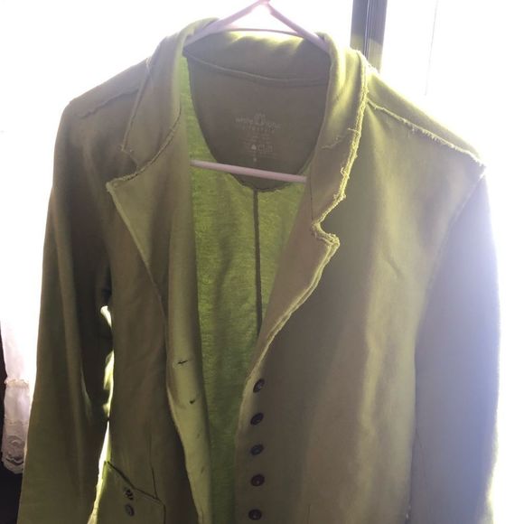Lily White Light Green Blazer Size M - Picture 2 of 3
